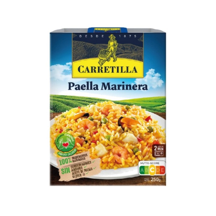 CARRETILLA Plato de paella marinera 103787