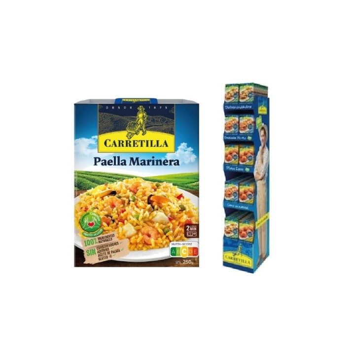 CARRETILLA Plato de paella marinera 103787