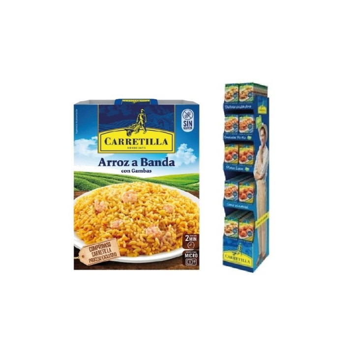 CARRETILLA Plato de arroz a banda con gambas 103789