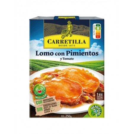 plat de longe aux poivrons et tomates
