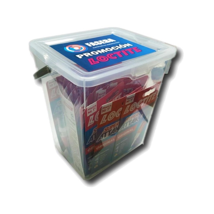 FASEBA Paquete de 30 unidades loctite super glue en un bote 3GR 13211A