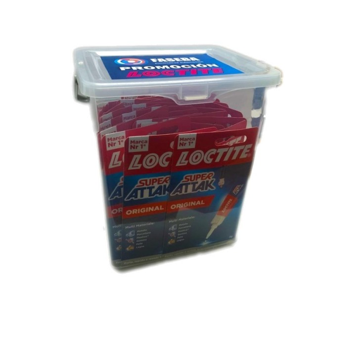 FASEBA Paquete de 30 unidades loctite super glue en un bote 3GR 13211A