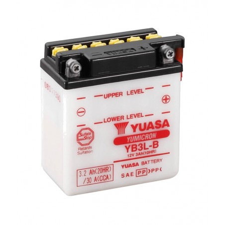 bateria com eletrólito yb3l-b combipack