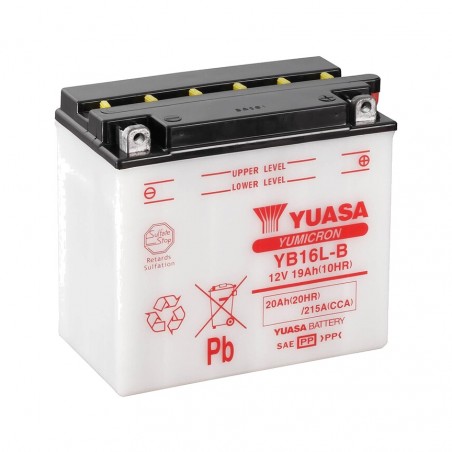 bateria com eletrólito yb16l-b combipack