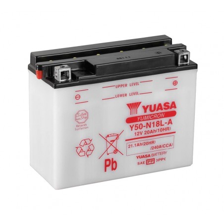 batterie avec électrolyte y50-n18l-a combipack