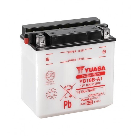 bateria com eletrólito yb16b-a1 combipack