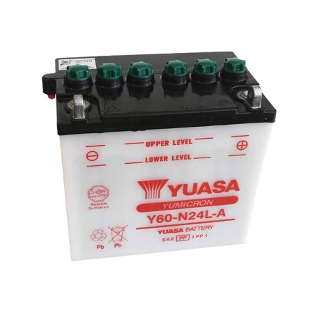 bateria com eletrólito y60-n24l-a combipack