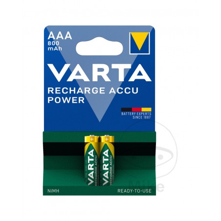 set of small rechargeable batteries ready to use aaa power