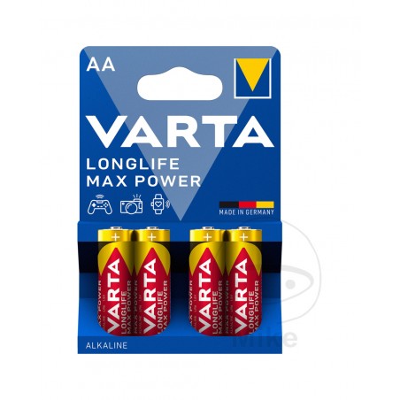 4 db közepes elem csomag. aa longlife max power