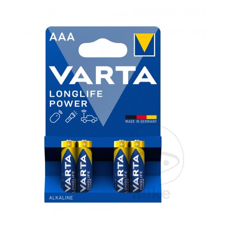 packung mit 4 kleinen batterien aaa mq longlife power