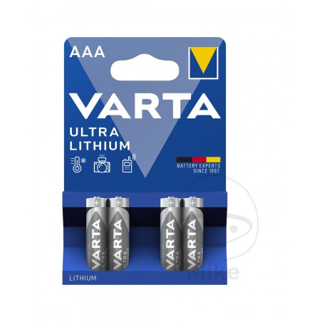 csomag 4 kis lítium elem aaa ultra