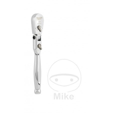 chiave a cricchetto con testa girevole 1/4 140 mm