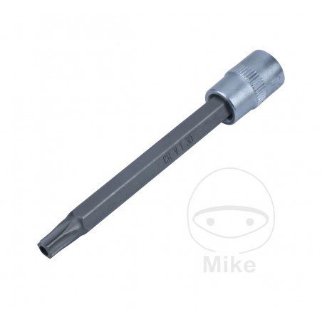 torx skruvmejselspets med hål 1/4 85 mm t30