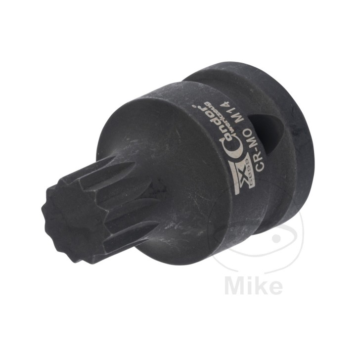 CONDOR Reinforced screwdriver bit 1/2Z M14X40 VIELZAHN 605.08.11