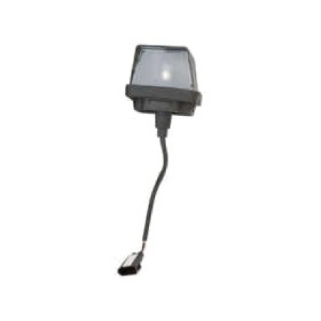 luz de placa com suporte de lâmpada incluído
