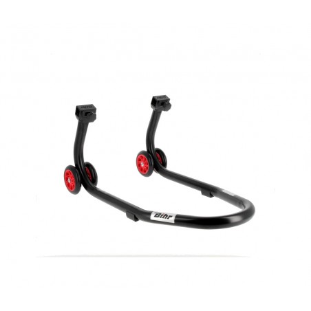voorstandaard rode wielen home track front stand