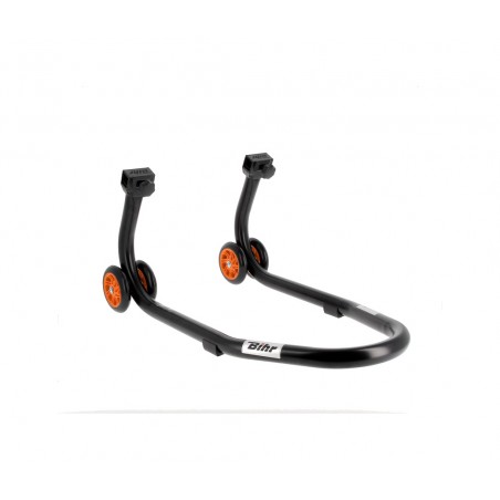 främre ställ med orange hjul home track front stand