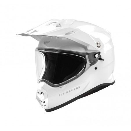 enduro motocross helmet with screen trekker solid