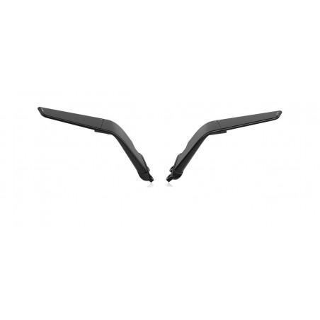 specchietto retrovisore in alluminio stealth