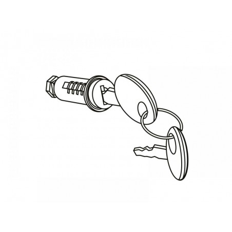 replacement set of key cylinder for trunk lock sh48