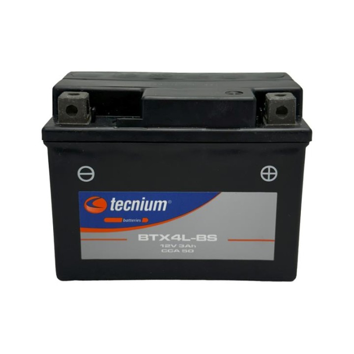 TECNIUM BTX4L-BS Battery (Replaces 4821) - Maintenance Free - 12V - 3Ah