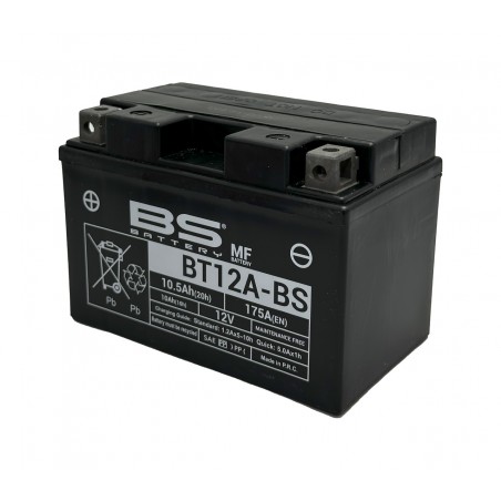 batteri bt12a-bs underhållsfritt