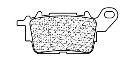 pastilhas de freio sinterizadas para motocicletas (3117msc)