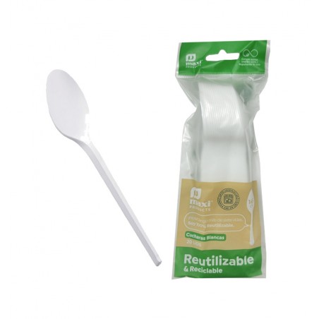 recyclebare plastic lepel 16,5cm (20 uds)
