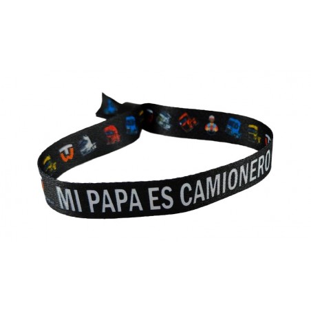 bracelet with message for trucker dad