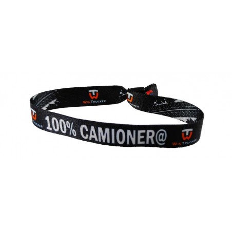 bracelet with 100% trucker message