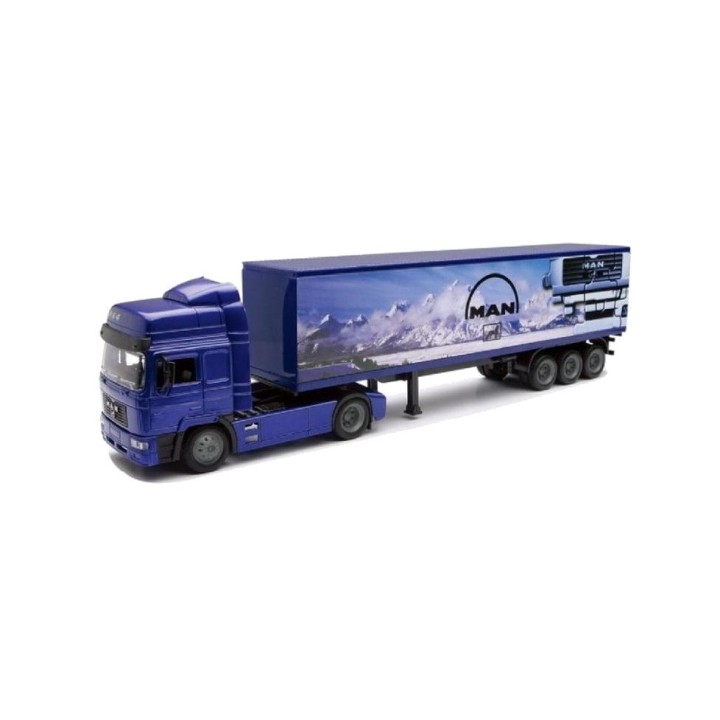 FASEBA Caminhão modelo em escala com contêiner 1/43 MAN F-2000 40' 16162A
