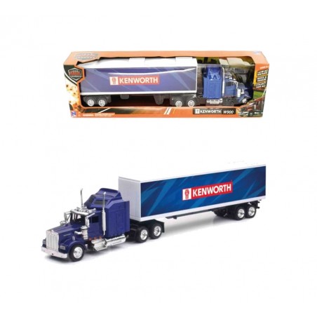 caminhão modelo em escala com contêiner 1/43 kw900