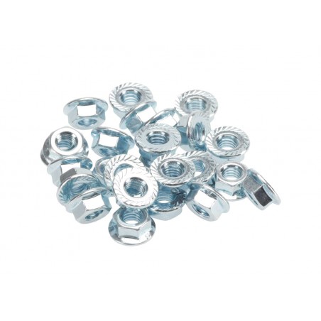 laipalliset mutterit pakkaus 25 - m8