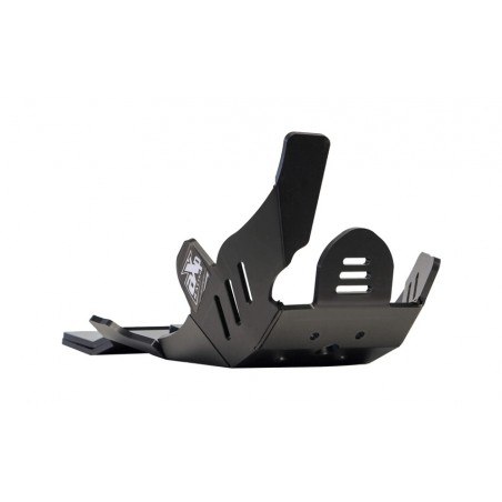 protetor de cárter com proteção de haste para motocicleta xtrem - hdpe 8 mm