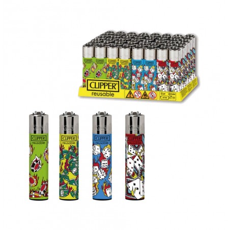 briquets décorés luck on fire (48 uds)