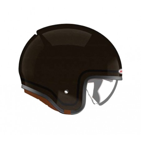 capacete integral com design clássico e acabamento brilhante tx501 - classic gloss rootbeer