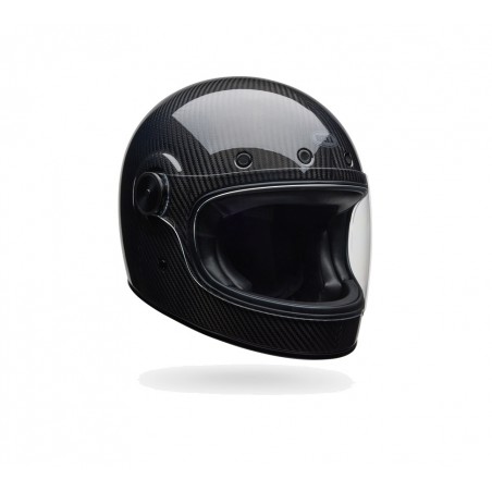 retro-stil integralhjälm i kolfiber med visir bullitt gt carbon - gloss