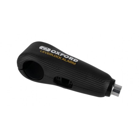 motorcycle throttle lock with alarm lever lock