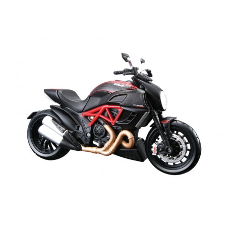modèle de moto miniature 1:12 ducati diavel carbon