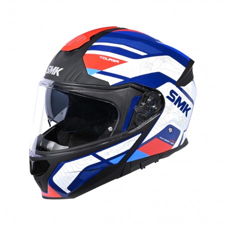 modulaire motorhelm mat gedecoreerd gullwing navigator ma513