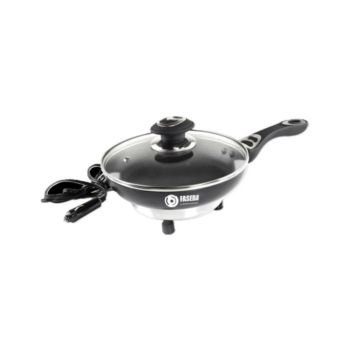 FASEBA Sartén eléctrica con tapa 24V 250W 20CM X 4 CM 15359