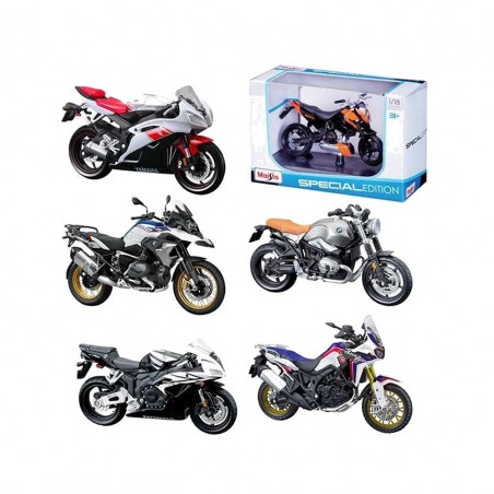assorted scale motorcycle models 1:18