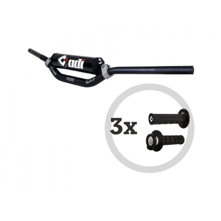 styrkit med inkluderede greb cft pum mx + 3 v2 lock-on half-waffled grips