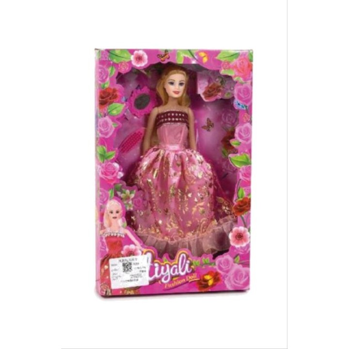 FASEBA Muñeca con vestido de gala y accesorios 16350