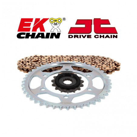 kit de corrente com pinhão ek/jt 525srx2 17/44-122 standard
