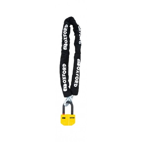 cadeado com alarme e corrente boss alarm 14mm x 12 mm 2,0 m