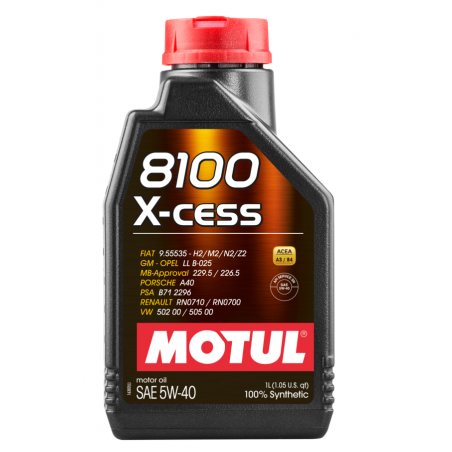 motor smeerolie 8100 x-cess 5w40 1l