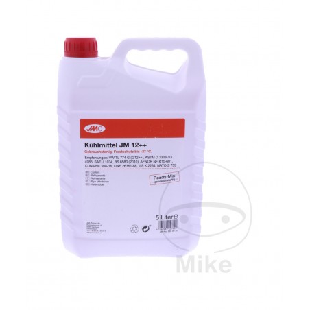 mistura preparada de líquido de arrefecimento com anticongelante. 5 l ready-mix jm 12++