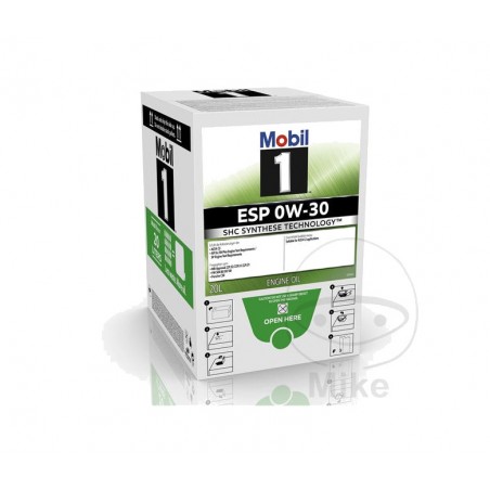 öl, integrierter hahn, bag-in-box 0w30 esp shc 20l 1™ 0w-30