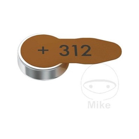 hallókészülék-elem 312 6 piezas bli hearing aid pr41 1,45 v